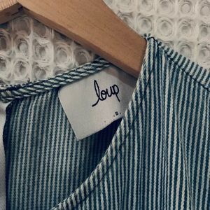 Loup pinstripe dress